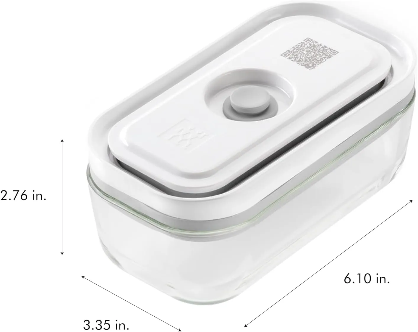ZWILLING Fresh & Save 3-pc Glass Food Storage, Meal Prep Container, Assorted Sizes